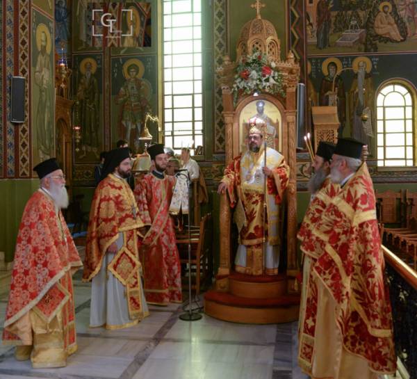 O Χρυσόστομος στους Ταξιάρχες στην Καλαμάτα