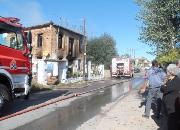 Κάηκε σπίτι μεταναστών στο Μαυρομάτι Παμίσου