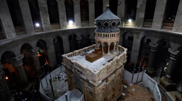 Η αποκατάσταση του Ιερού Κουβουκλίου του Παναγίου Τάφου παρουσιάστηκε στη Σπάρτη