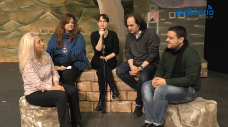 Η ομάδα “Συν Ενα – Μιχάλης Τούμπουρος” στο eleftheriaonline.gr λίγο πριν την πρεμιέρα της &quot;Μαρίας Πενταγιώτισσας&quot; (βίντεο)