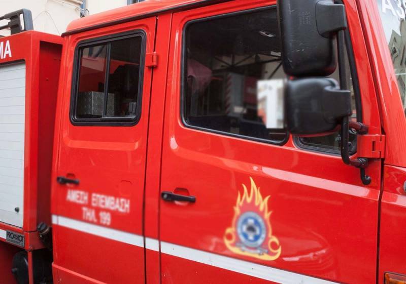 Φωτιά σε παράνομο σκουπιδότοπο στη Σάνταβα
