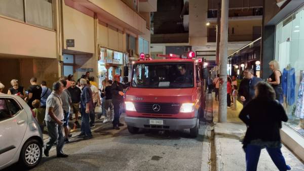 Ατύχημα σε υπόγειο πάρκινγκ στο κέντρο της Καλαμάτας