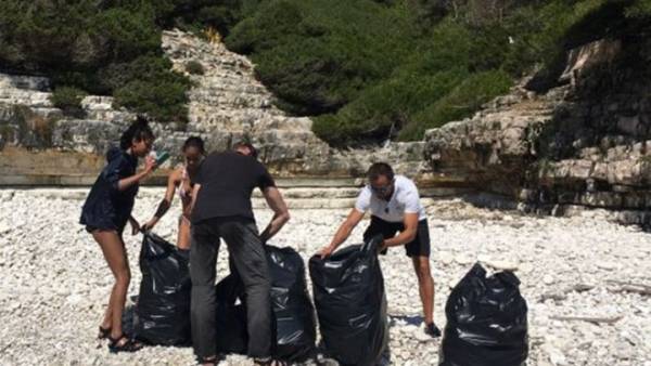Ο Γουίλ Σμιθ και η οικογένειά,καθάρισαν παραλίες στους Αντίπαξους