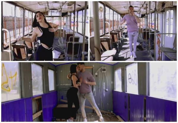 Όταν ο χορός δίνει ζωή - Bachata εντός ενός εγκαταλελειμμένου λεωφορείου στο λιμάνι της Καλαμάτας (Βίντεο)
