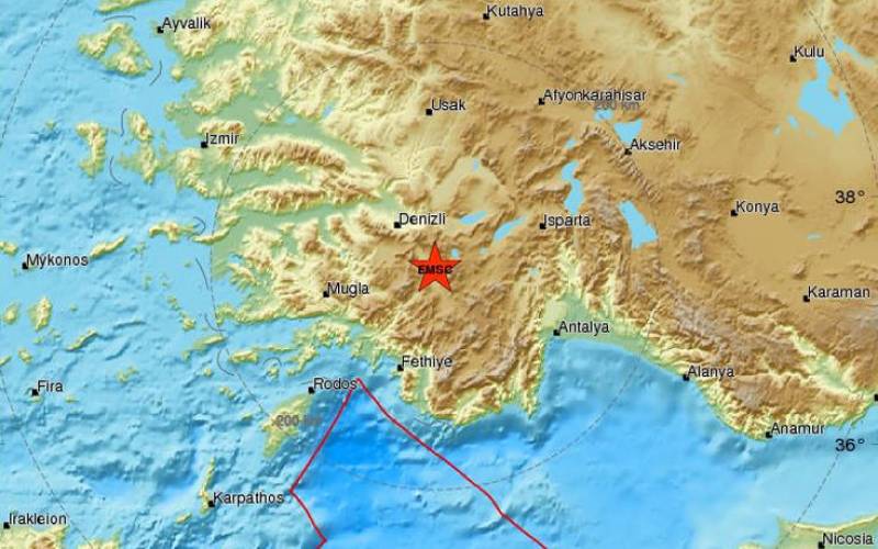 Ισχυρός σεισμός 6,2 ρίχτερ στη δυτική Τουρκία