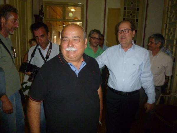 Προανήγγειλε εκλογές ο υπουργός Εσωτερικών Ν. Βούτσης επισκεπτόμενος το δημαρχείο Καλαμάτας
