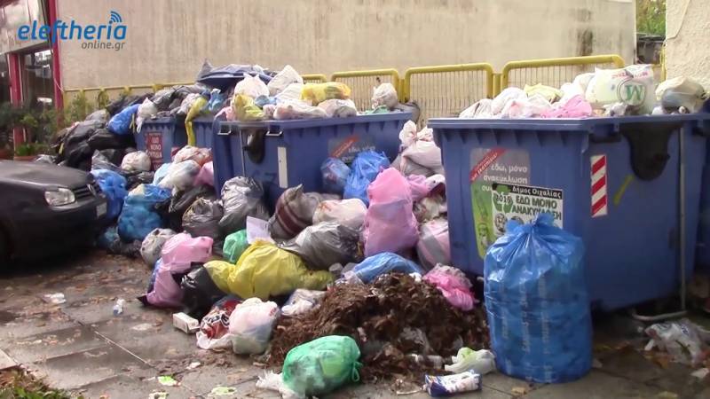 Παράταση της κατάσταση έκτακτης ανάγκης για τα σκουπίδια του Δήμου Οιχαλίας