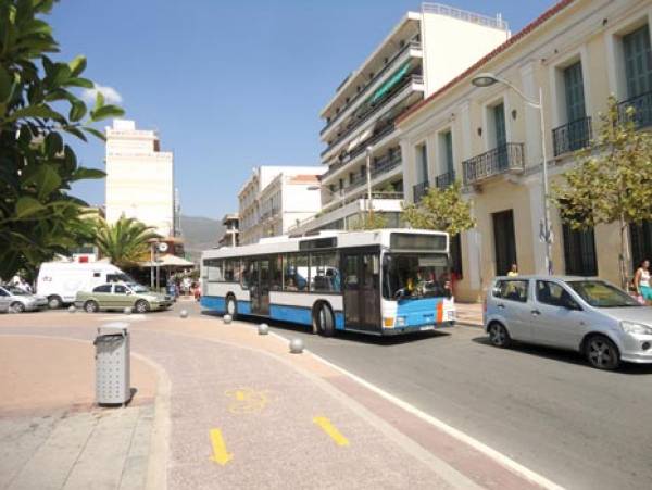 Χώρις αστικό λεωφορείο για 3 ώρες αύριο στην Καλαμάτα