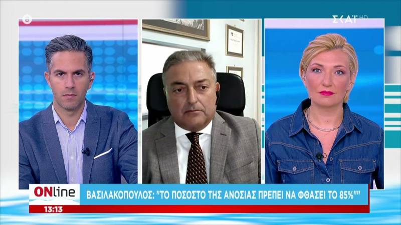 Βασιλακόπουλος: Έχουμε 14 νέους και 1 παιδί που νοσηλεύονται διασωληνωμένοι στις ΜΕΘ (Βίντεο)