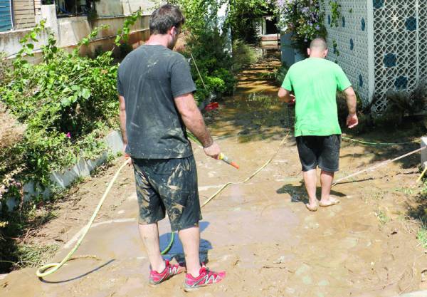 Απαλλαγή πλημμυροπαθών για 20 κυβικά νερού στην Καλαμάτα