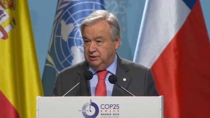 Γκουτέρες στην COP25: Ο κόσμος πρέπει να επιλέξει μεταξύ της &quot;ελπίδας&quot; και της &quot;παράδοσης&quot;
