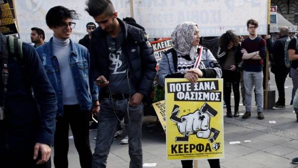 Αντιφασιστικό, αντιρατσιστικό συλλαλητήριο στην Αθήνα