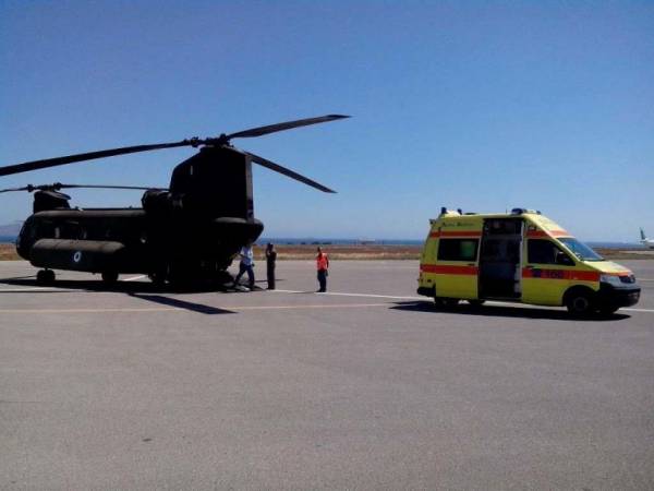 49 αεροδιακομιδές ασθενών από τα ελικόπτερα του στρατού τον Αύγουστο