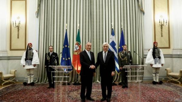 Ευχές από τον Πορτογάλο Πρόεδρο στον Πρ. Παυλόπουλο για την έξοδο της Ελλάδας από τα μνημόνια