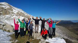 Με τον Ορειβατικό Σύλλογο Καλαμάτας στη Ζήρεια στα 2.374 μ.
