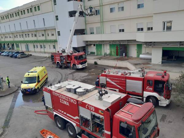 Νοσοκομείο Καλαμάτας: Ασκηση ετοιμότητας για σεισμό και πυρκαγιά (βίντεο-φωτογραφίες)