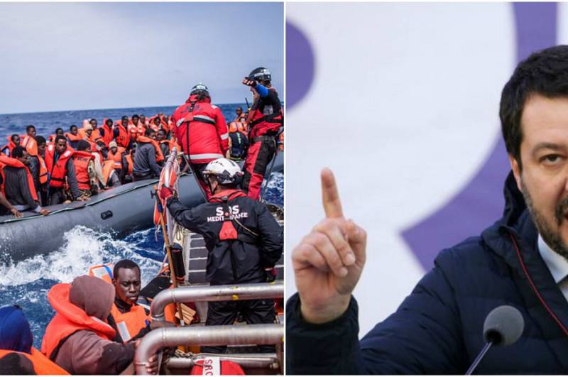 Πρόστιμα μέχρι 5.500 ευρώ ετοιμάζει ο Σαλβίνι για όσους διασώζουν πρόσφυγες στη θάλασσα
