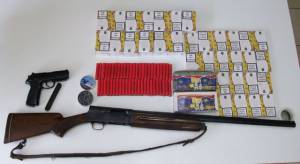 Σύλληψη στη Λακωνία για όπλα και κροτίδες