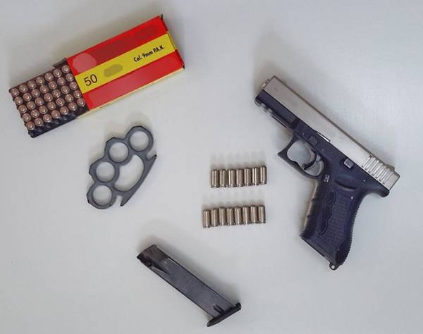 Σύλληψη 32χρονου με πιστόλι και σιδερογροθιά στον Πασαβά Λακωνίας