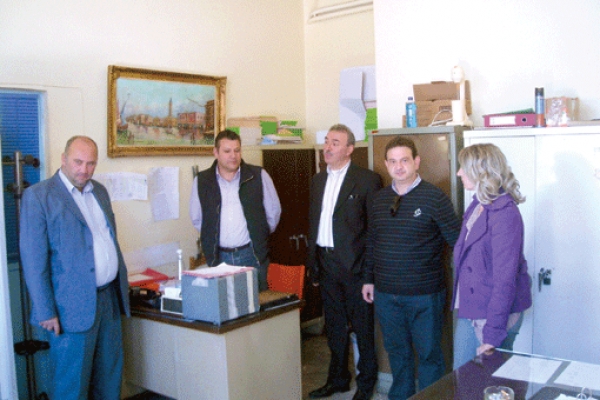 Επίσκεψη Δελφάκη στα συνεργεία του Δήμου Τρίπολης