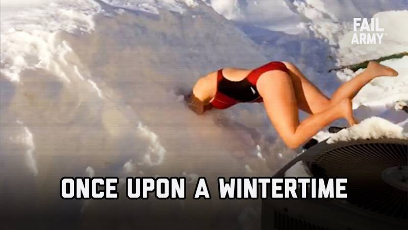 Ξεκαρδιστικά χειμωνιάτικα στιγμιότυπα (Βίντεο)