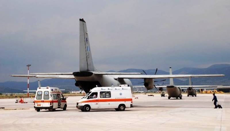Σωτήριες αεριδιακομιδές έξι ασθενών από την Πολεμική Αεροπορία