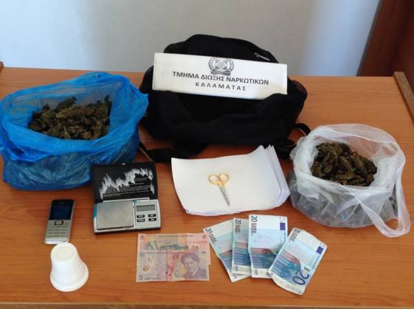 Σύλληψη 26χρονου για διακίνηση ναρκωτικών στην Καλαμάτα