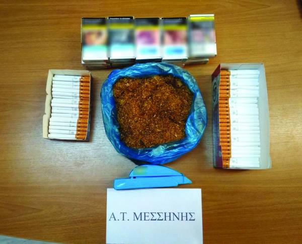 Σύλληψη 76χρονου στη Μεσσήνη για λαθραίο καπνό και τσιγάρα