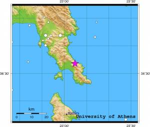 Σεισμός 4,9R στη Νεάπολη Λακωνίας