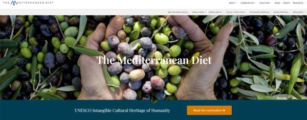 Νέα ιστοσελίδα για τη Μεσογειακή Διατροφή