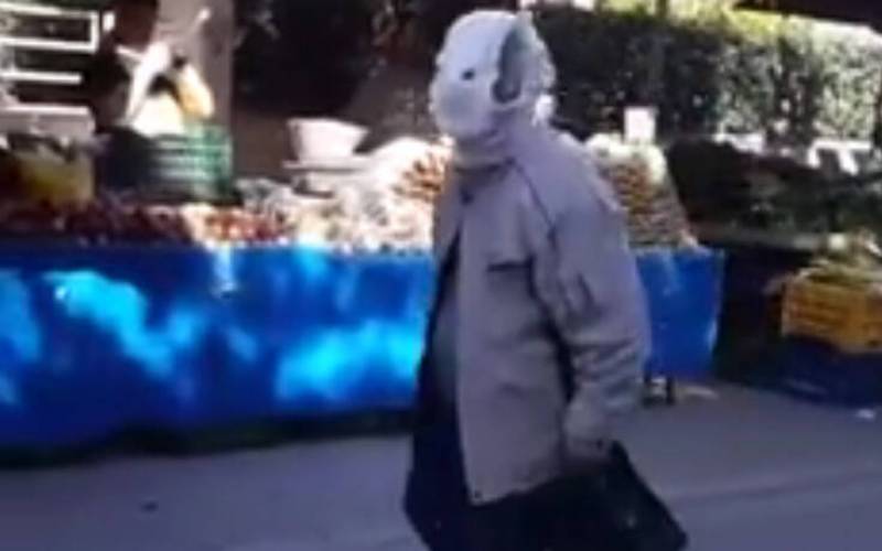 Κορονοϊός: Άνδρας πήγε στη λαϊκή φορώντας... πάνα αντί για μάσκα (Βίντεο)