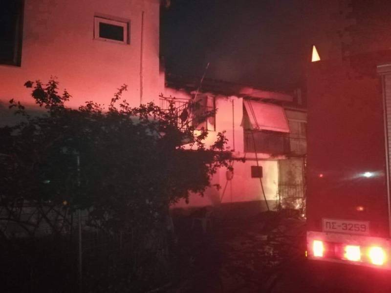 Μεσσηνία: Πυρκαγία σε σπίτι στα Μπαλοδημέικα