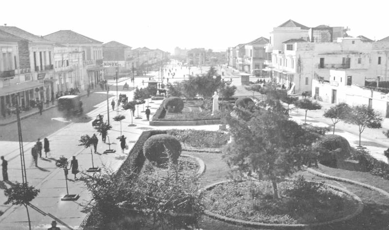 Η πλατεία της Καλαμάτας τη δεκαετία του 1950