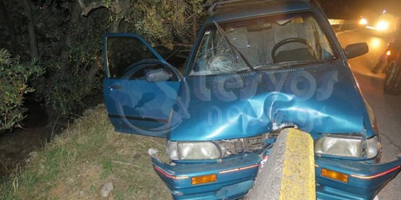 Λέσβος: Νεκρός 52χρονος σε τροχαίο - Το αυτοκίνητο έπεσε πάνω σε τοιχίο