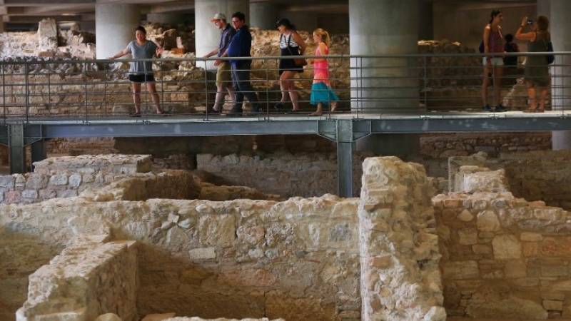 Πρώτη μέρα λειτουργίας της ανασκαφής στο Μουσείο Ακρόπολης