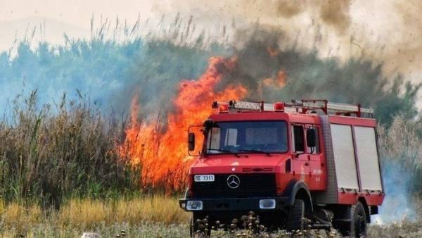 Ανατολική Μάνη: Στην δύσβατη περιοχή της Δεσφίνας καίει η πυρκαγιά