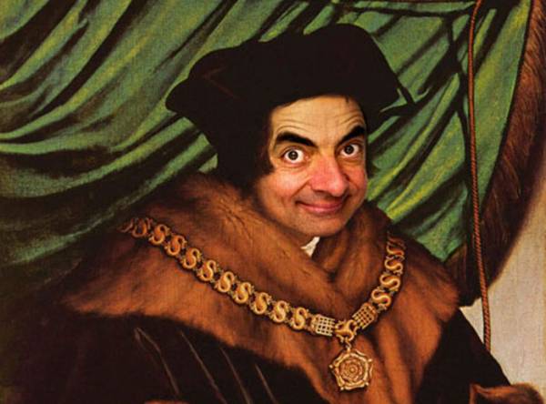 11 ιστορικά πορτραίτα με τον... Mr. Bean (φωτογραφίες)