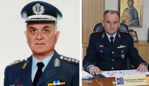 Παραμένουν οι Μεσσήνιοι διευθυντές Αστυνομίας σε Λακωνία και Ηλεία